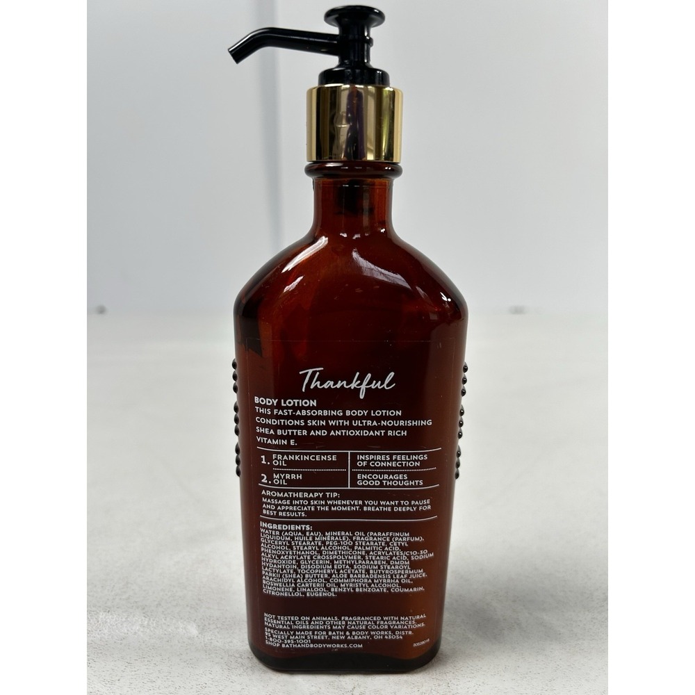 Bath & Body Works Aromatherapy Body Lotion Frankincense & Myrrh THANKFUL 6.5oz - Picture 2 of 3
